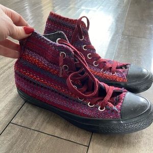 Women’s Woven High Top Converse